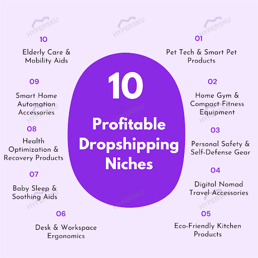 10 profitable dropshipping niches by category