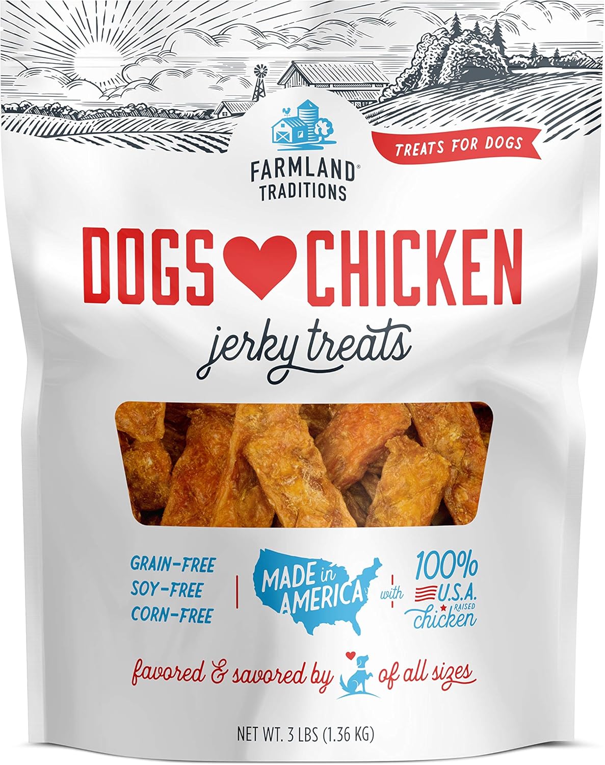Healthy chicken treats for dogs, high-demand dropshipping pet products.