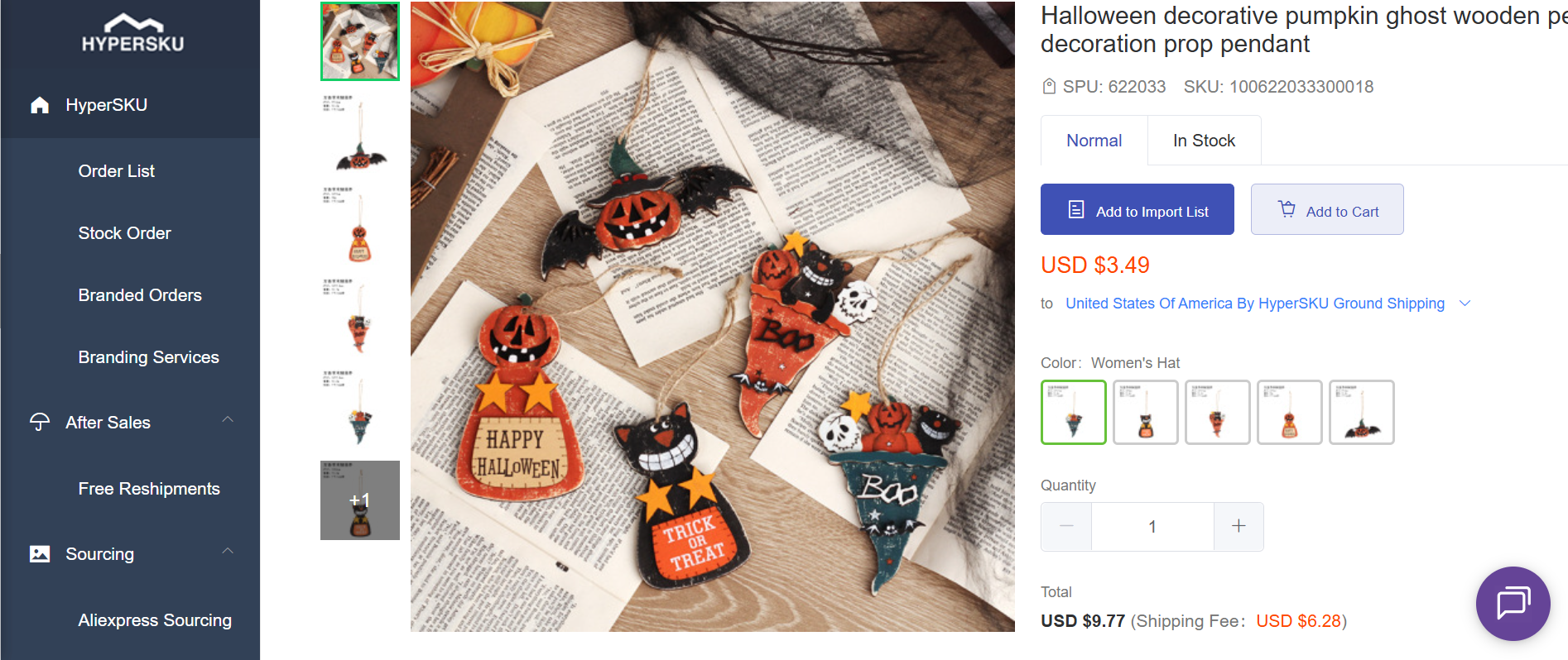 Pumpkin ghost pendant – one of the most popular Halloween products for 2025