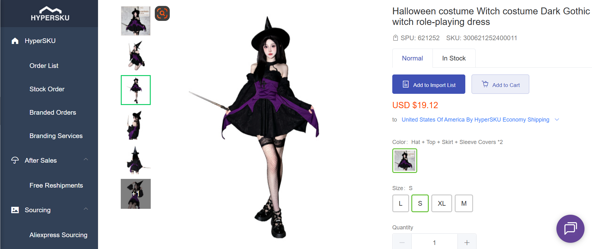 Gothic witch cosplay dress – a top-selling Halloween costume product