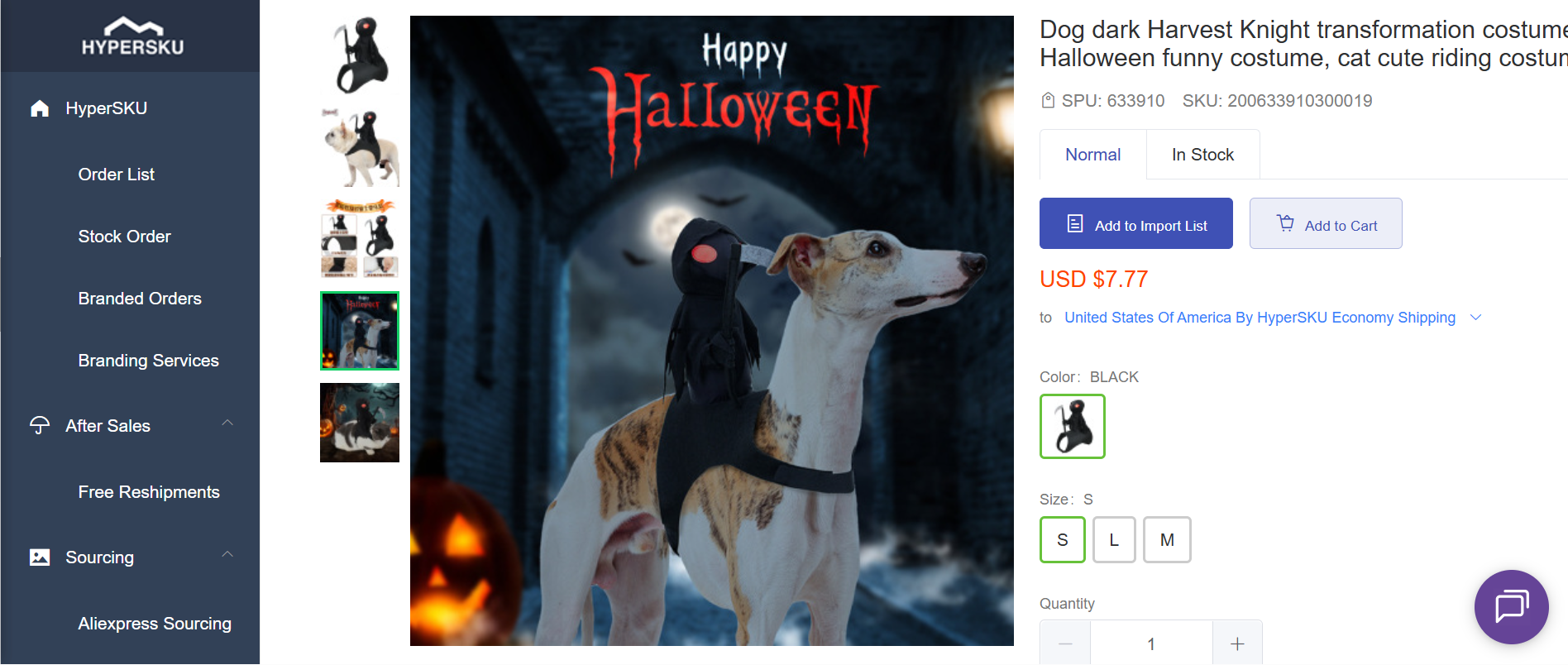 Pet Halloween costume for dogs and cats – fun seasonal outfit idea