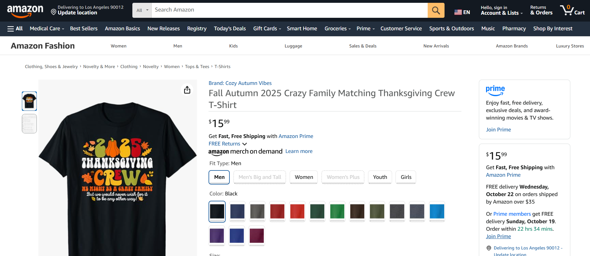 Thanksgiving dropshipping product funny family t-shirts for holiday celebration