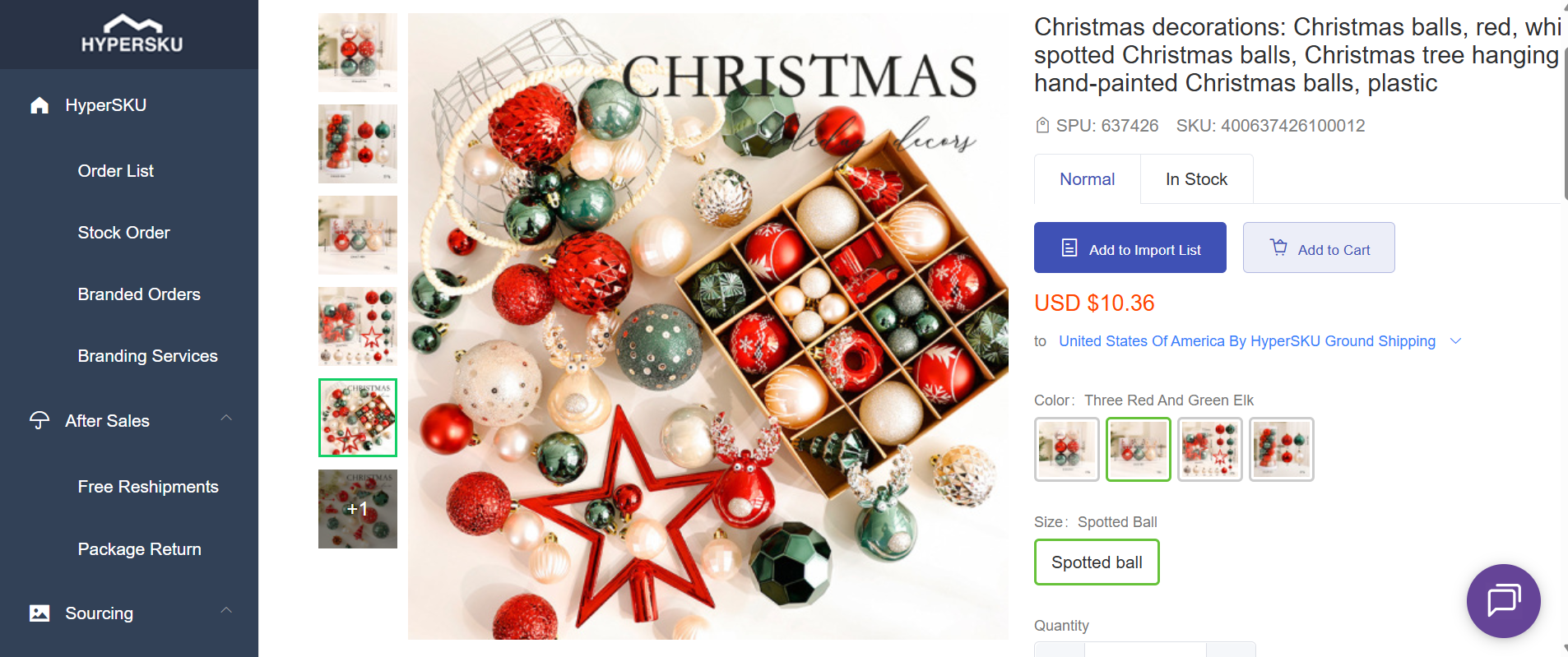 Christmas Dropshipping Product-Hand-Painted Christmas Balls