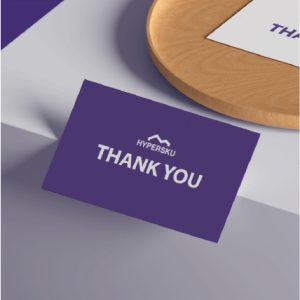 HyperSKU Thank You Card