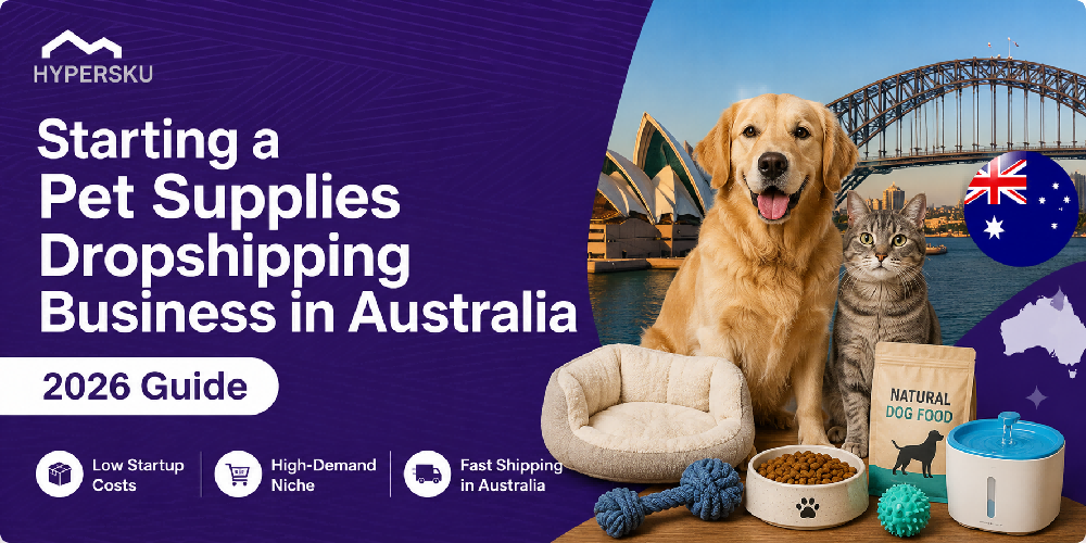 Start a pet dropshipping business in australia