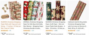 Recyclable Christmas Wrapping Paper Gift Wrapping Roll | Christmas Dropshipping