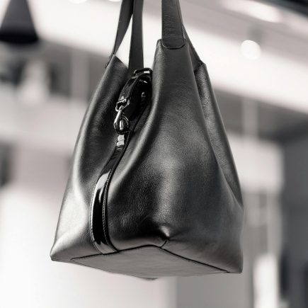 Faux Leather Shoulder Tote